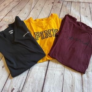 Set of 3 VS PINK tees